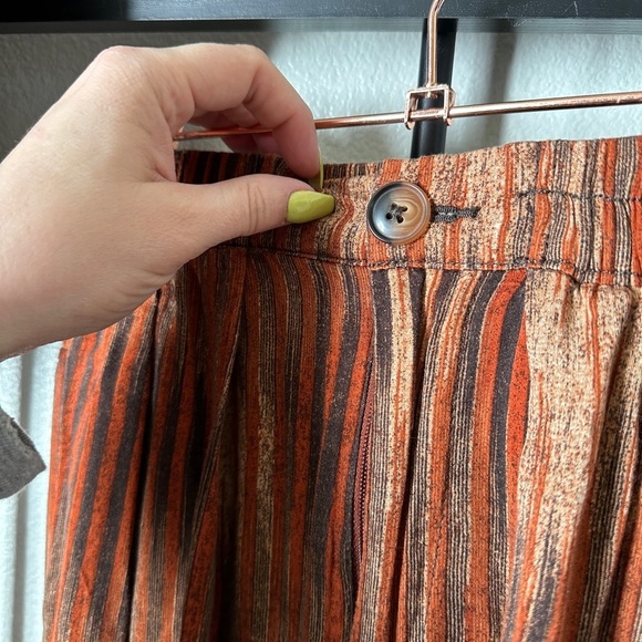 Urban outfitters orange pattern oversized baggy joggers causal trousers pants - Picture 3 of 5